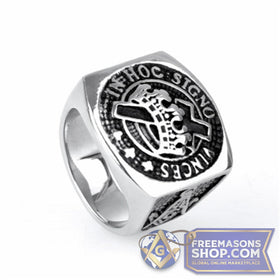Knights Templar Retro Masonic Ring