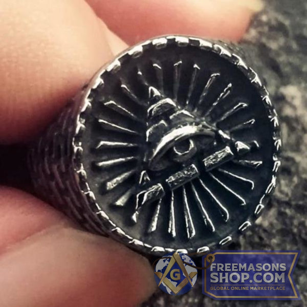 Vintage Masonic Eye Ring | FreemasonsShop.com | Rings