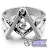 Freemason Hollow Silver Ring | FreemasonsShop.com | Rings