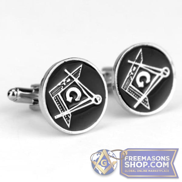 Masonic Cufflinks Round | FreemasonsShop.com | Accessories